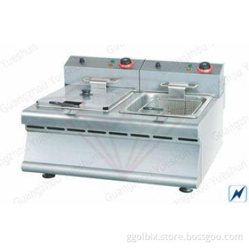 Countertop Electric Deep Fryer , Western Kitchen Equipment